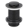 KFA Armatura 660-353-81 - Slavina za umivaonik bez preliva CLICK-CLACK promjera 6,2 cm mesing/mat crna