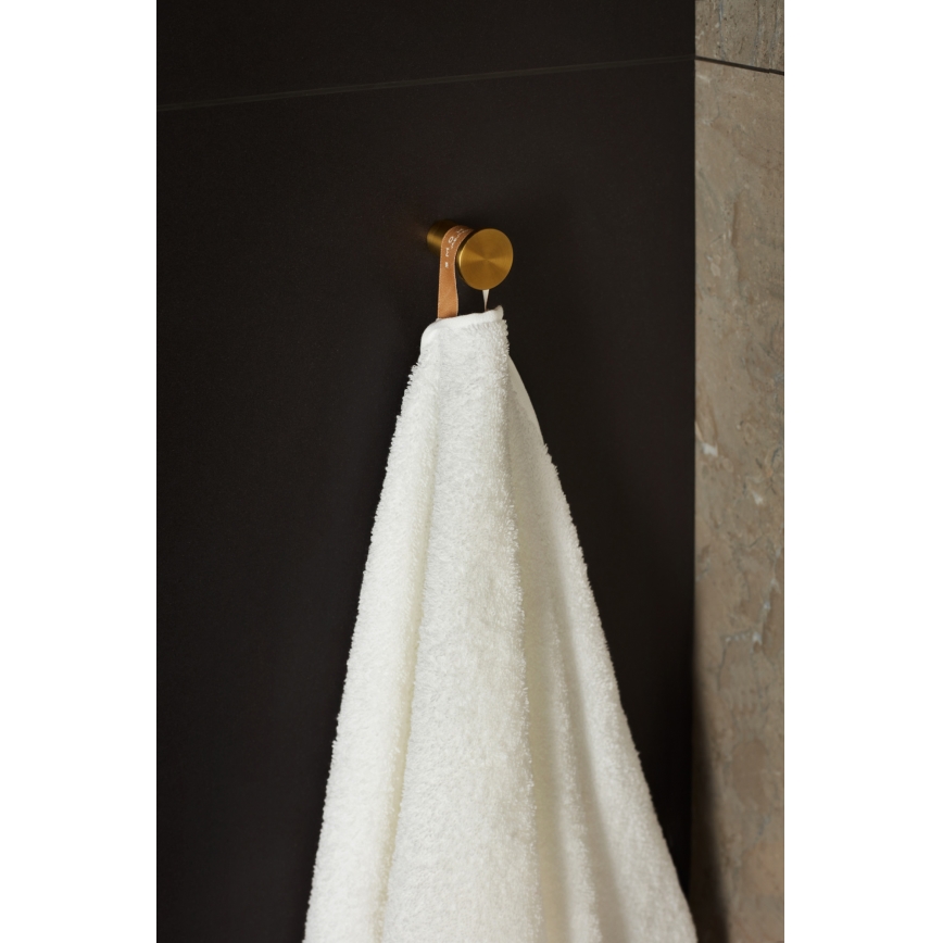 KFA Armatura 864-020-31 - Zidna kuka TOWEL nehrđajući čelik/polirana zlatna