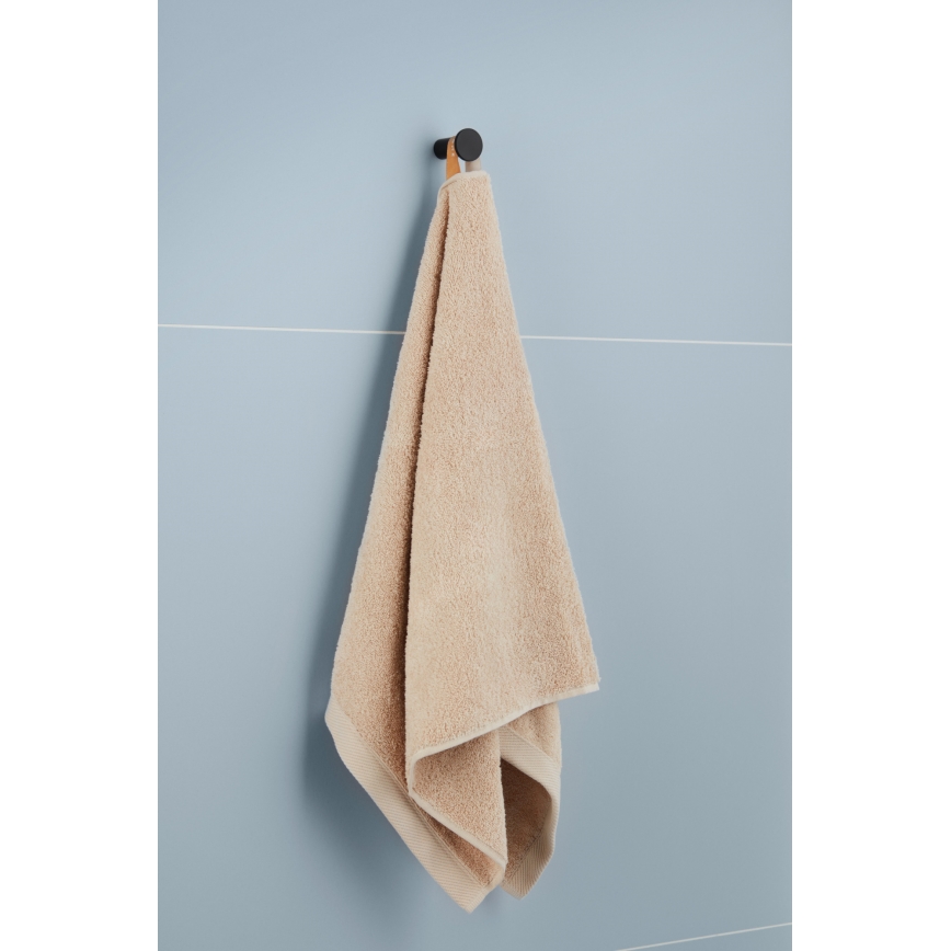 KFA Armatura 864-020-81 - Zidna kuka TOWEL nehrđajući čelik/mat crna