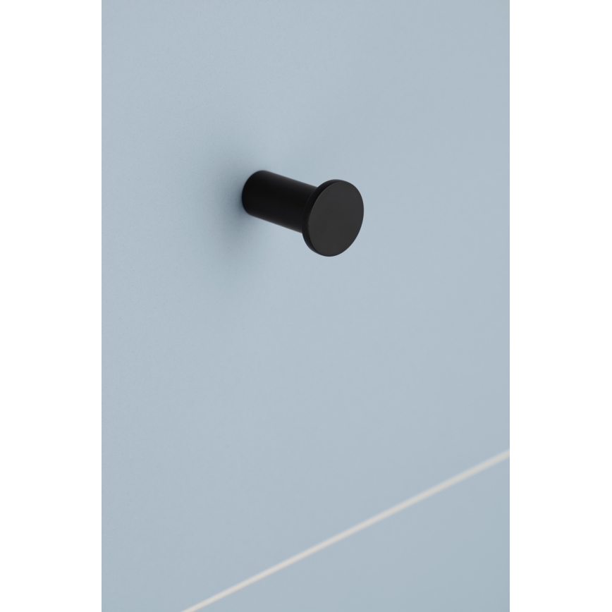 KFA Armatura 864-020-81 - Zidna kuka TOWEL nehrđajući čelik/mat crna