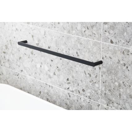 KFA Armatura 864-027-81 - Zidni držač za ručnike 62 cm nehrđajući čelik/mat crna