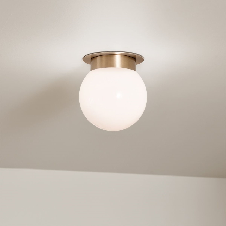 Kichler KL-ALBERS-F-G-CPZ-Stropna svjetiljka ALBERS 1xE27/40W/230V pr.20,3cm zlatna