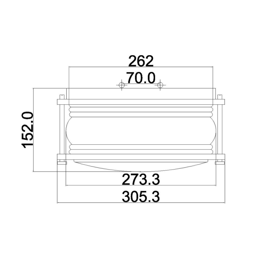 Kichler - Vanjsko svjetlo ASHLANDBAY 1xE27/60W/230V IP44 brončano
