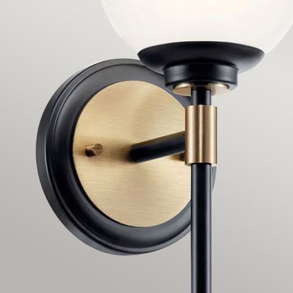 Kichler - LED zidno svjetlo za kupaonicu BENNO 2xG9/3W/230V zlatno IP44