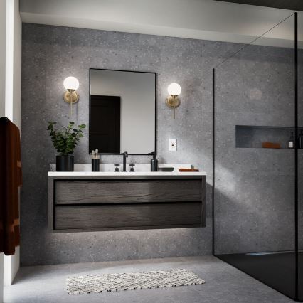 Kichler - LED Zidna svjetiljka za kupaonicu BENNO 1xG9/3W/230V IP44 mesing