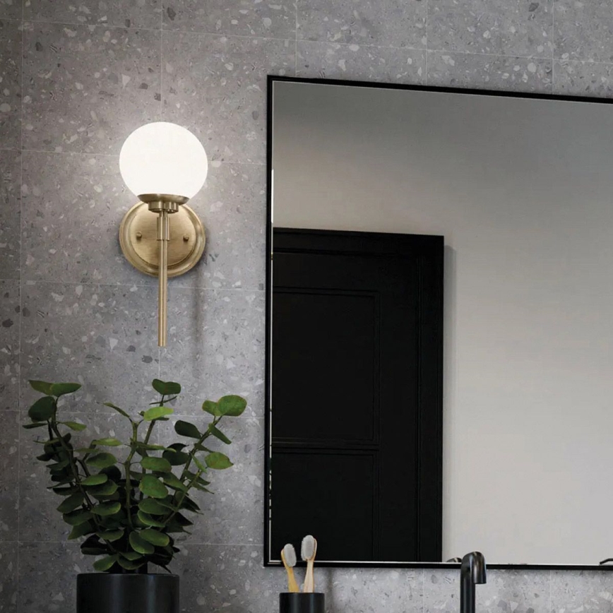 Kichler - LED Zidna svjetiljka za kupaonicu BENNO 1xG9/3W/230V IP44 mesing