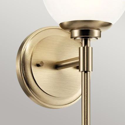 Kichler - LED Zidna svjetiljka za kupaonicu BENNO 1xG9/3W/230V IP44 mesing