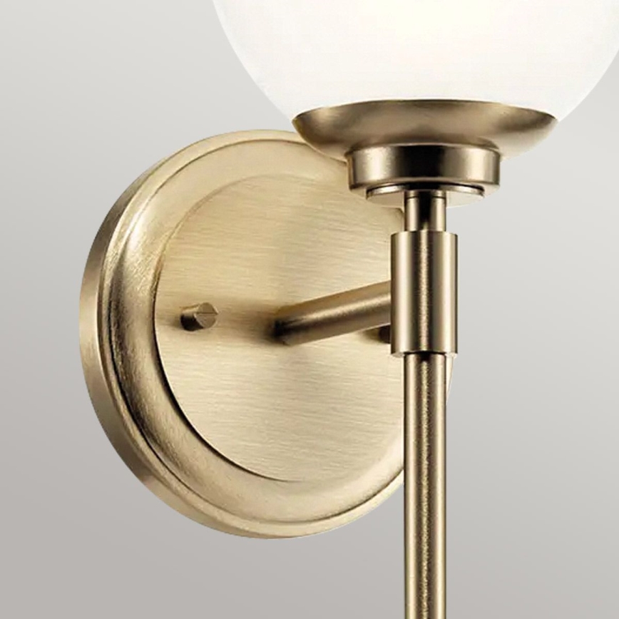 Kichler - LED Zidna svjetiljka za kupaonicu BENNO 1xG9/3W/230V IP44 mesing