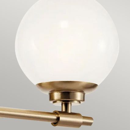 Kichler - LED Zidna svjetiljka za kupaonicu BENNO 2xG9/3W/230V IP44 mesing