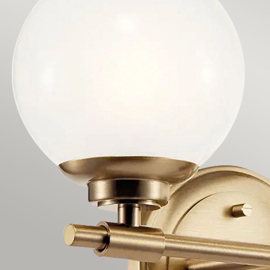Kichler - LED Zidna svjetiljka za kupaonicu BENNO 2xG9/3W/230V IP44 mesing