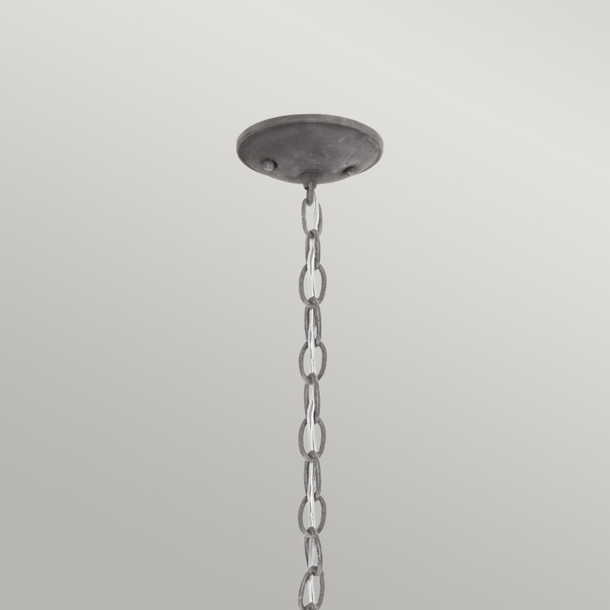 Kichler - Vanjski luster na lancu BRIDGE POINT 1xE27/60W/230V IP44