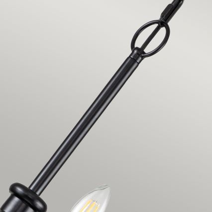 Kichler - Luster na lancu CAPITOL HILL 12xE14/40W/230V crni