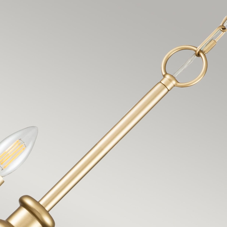 Kichler - Luster na lancu. CAPITOL HILL 12xE14/40W/230V zlatna