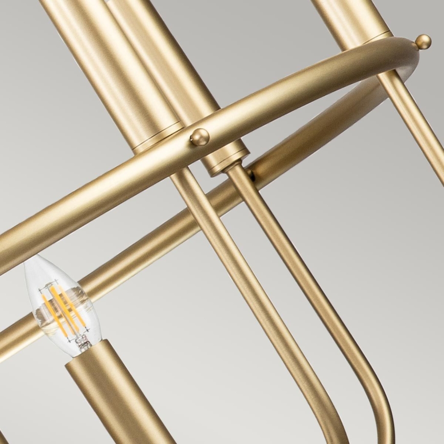 Kichler - Luster na lancu. CAPITOL HILL 12xE14/40W/230V zlatna