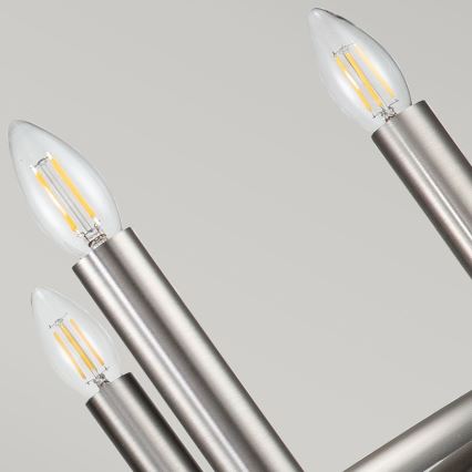 Kichler - Luster na lancu CAPITOL HILL 6xE14/40W/230V matni krom