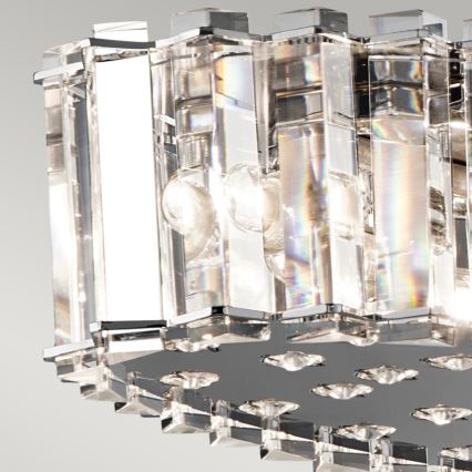 Kichler - LED Luster na sajli za kupaonicu CRYSTAL SKYE 12xG9/3W/230V IP44