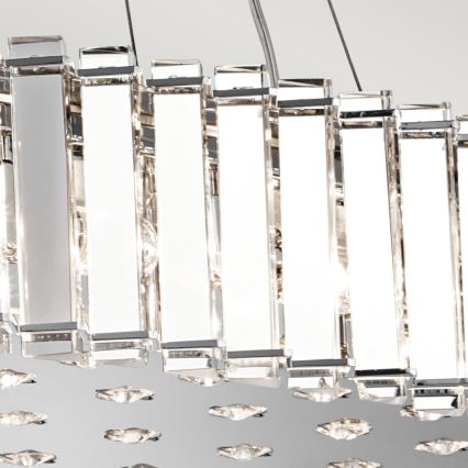 Kichler - LED Luster na sajli za kupaonicu CRYSTAL SKYE 12xG9/3W/230V IP44