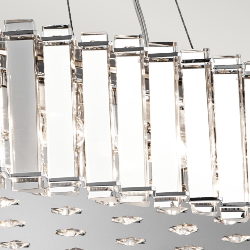 Kichler - LED Luster na sajli za kupaonicu CRYSTAL SKYE 12xG9/3W/230V IP44