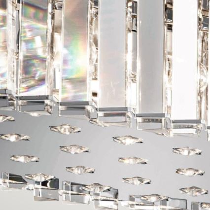 Kichler - LED Luster na sajli za kupaonicu CRYSTAL SKYE 12xG9/3W/230V IP44