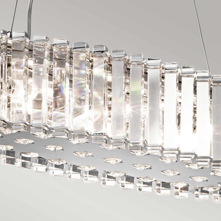 Kichler - LED Luster na sajli za kupaonicu CRYSTAL SKYE 8xG9/3W/230V IP44