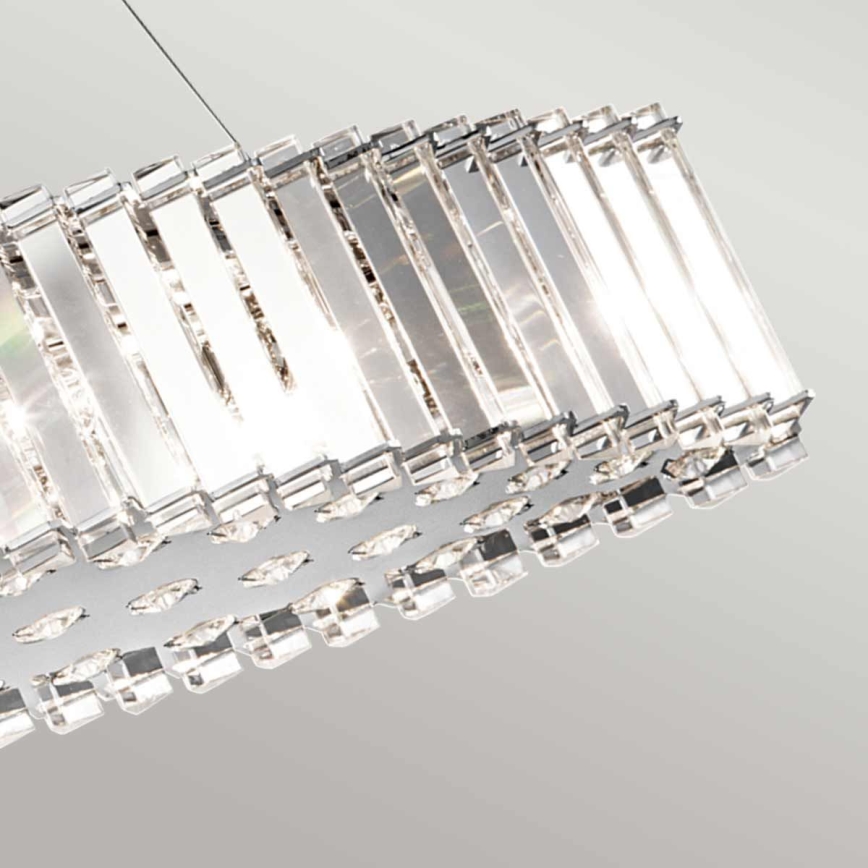 Kichler - LED Luster na sajli za kupaonicu CRYSTAL SKYE 8xG9/3W/230V IP44