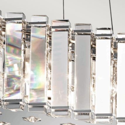 Kichler - LED Luster na sajli za kupaonicu CRYSTAL SKYE 8xG9/3W/230V IP44