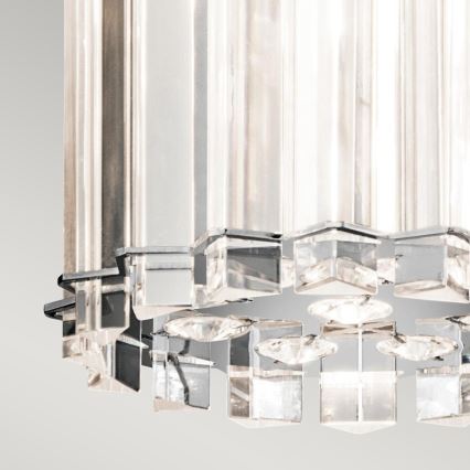 Kichler - LED Luster na sajli za kupaonicu CRYSTAL SKYE 2xG9/3W/230V IP44