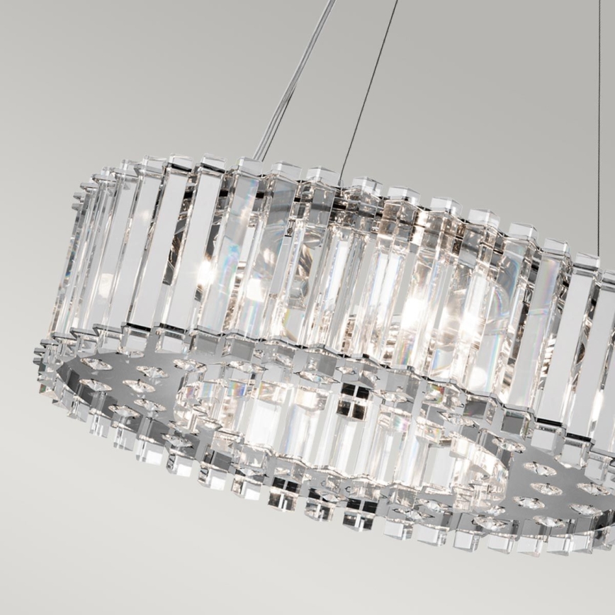 Kichler - LED Luster na sajli za kupaonicu CRYSTAL SKYE 6xG9/3W/230V IP44
