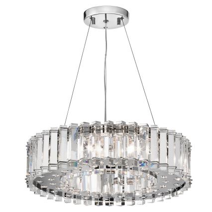Kichler - LED Luster na sajli za kupaonicu CRYSTAL SKYE 8xG9/3W/230V IP44