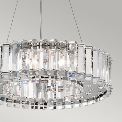 Kichler - LED Luster na sajli za kupaonicu CRYSTAL SKYE 8xG9/3W/230V IP44