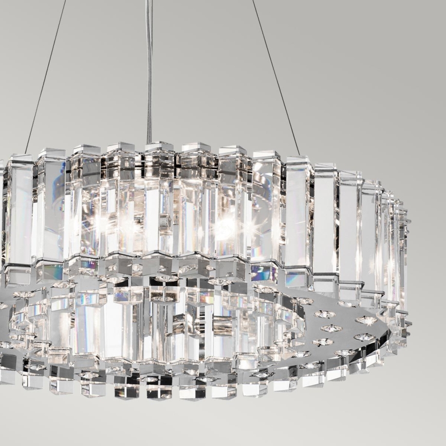 Kichler - LED Luster na sajli za kupaonicu CRYSTAL SKYE 8xG9/3W/230V IP44