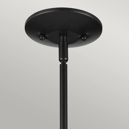 Kichler - Luster na šipci DEELA 1xE27/60W/230V ø 17,8 cm crna