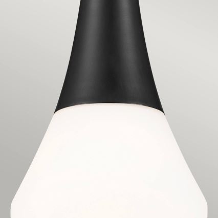 Kichler - Luster na šipci DEELA 1xE27/60W/230V ø 17,8 cm crna
