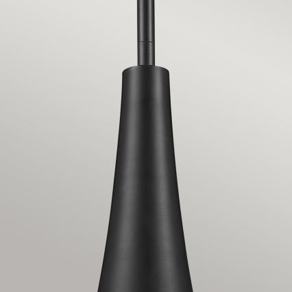 Kichler - Luster na šipci DEELA 1xE27/60W/230V ø 17,8 cm crna