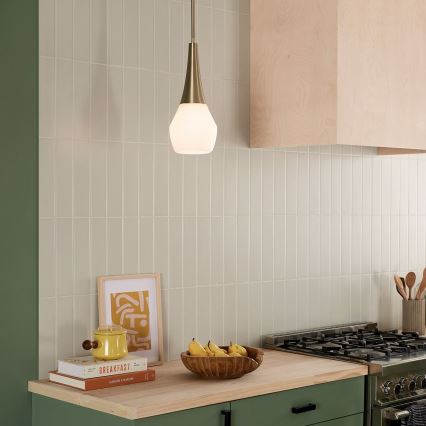 Kichler - Viseći luster DEELA 1xE27/60W/230V pr. 17,8 cm mesing