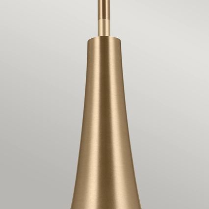 Kichler - Viseći luster DEELA 1xE27/60W/230V pr. 17,8 cm mesing