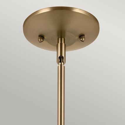 Kichler - Viseći luster DEELA 1xE27/60W/230V pr. 17,8 cm mesing