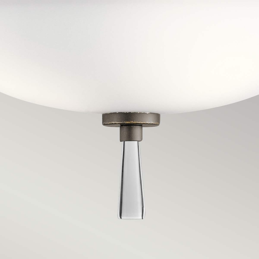 Kichler - Nadgradni luster DREYFUS 3xE27/60W/230V brončana