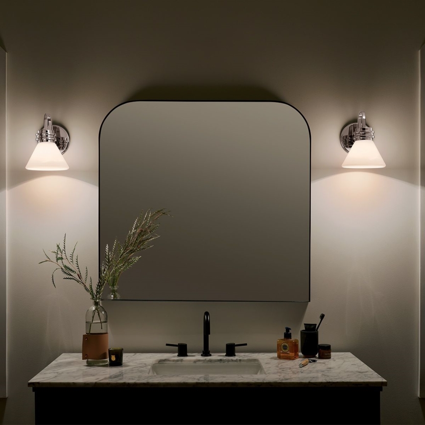 Kichler - LED Zidna lampa za kupaonicu FARUM 1xG9/3W/230V IP44 sjajni krom