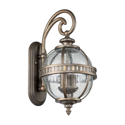 Kichler - Vanjska zidna svjetiljka HALLERON 2xE14/40W/230V IP44