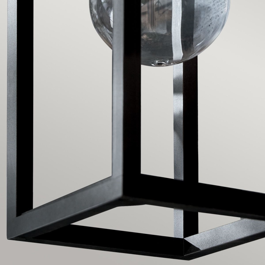 Kichler - Vanjsko zidno svjetlo HONE M 1xE27/60W/230V IP44 crno