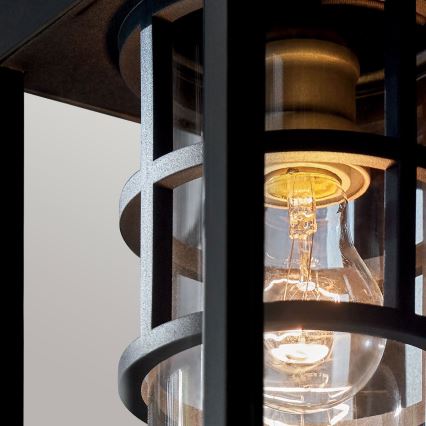 Kichler - Vanjska zidna svjetiljka HONE S 1xE27/60W/230V IP44 crna