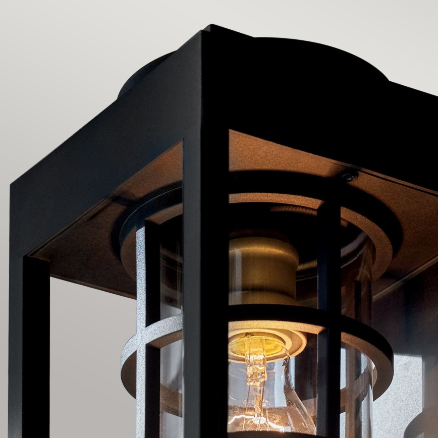 Kichler - Vanjska zidna svjetiljka HONE S 1xE27/60W/230V IP44 crna