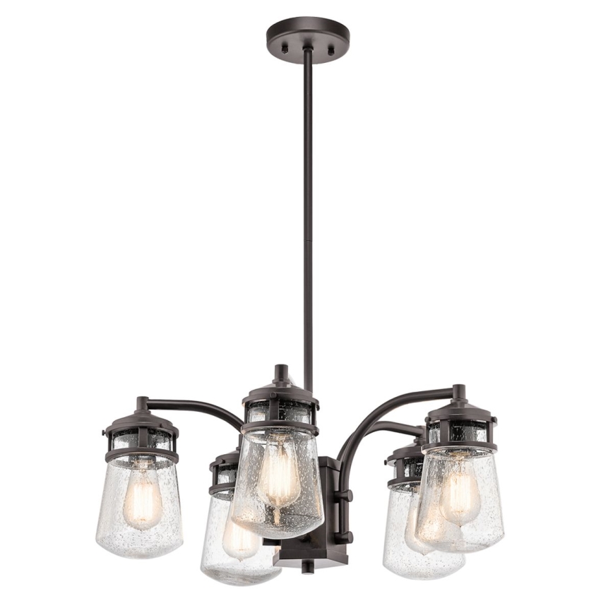 Kichler - Vanjski viseći luster LYNDON 5xE27/60W/230V IP44