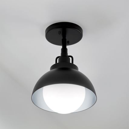 Kichler - Zidna lampa NIVA 1xE27/40W/230V crna