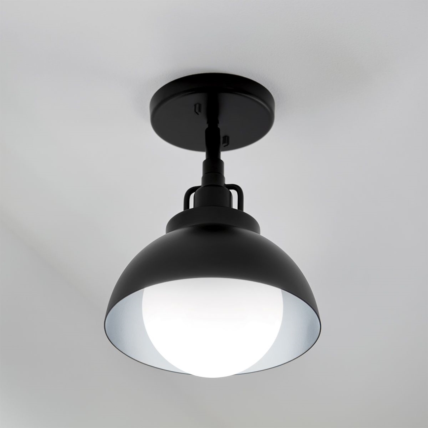 Kichler - Zidna lampa NIVA 1xE27/40W/230V crna