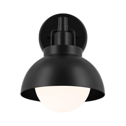 Kichler - Zidna lampa NIVA 1xE27/40W/230V crna