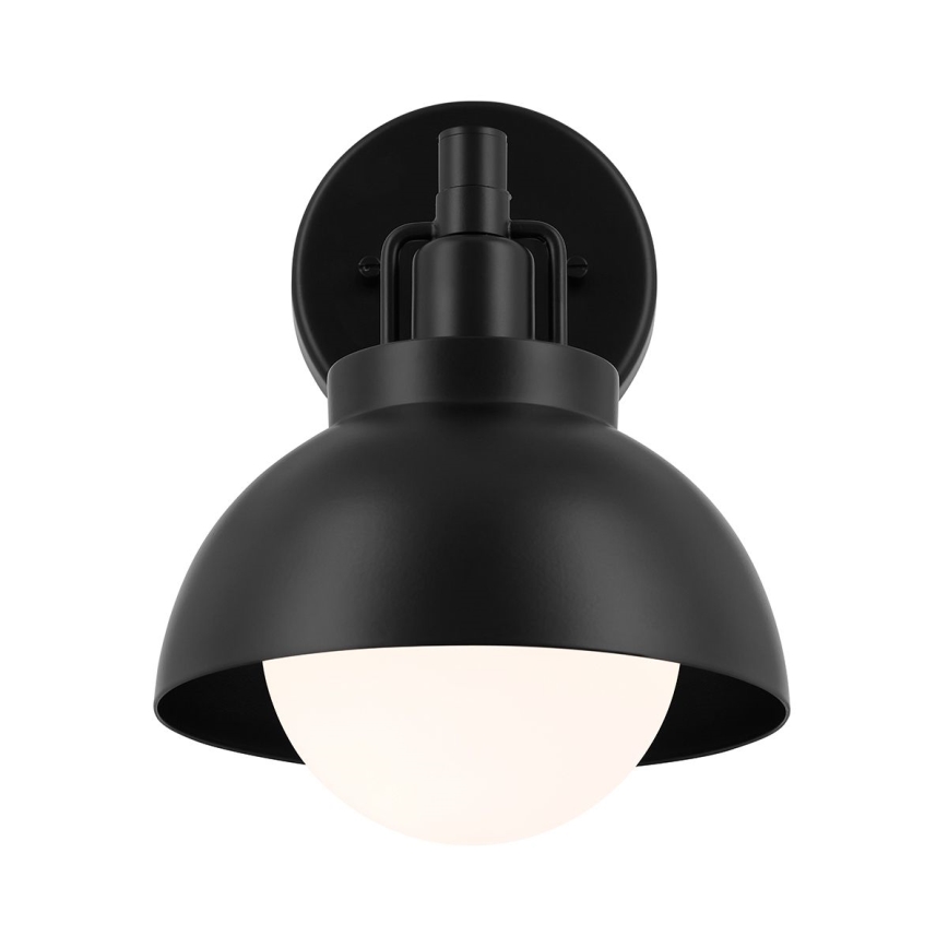 Kichler - Zidna lampa NIVA 1xE27/40W/230V crna