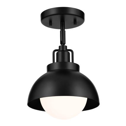 Kichler - Zidna lampa NIVA 1xE27/40W/230V crna