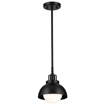 Kichler - Zidna lampa NIVA 1xE27/40W/230V crna